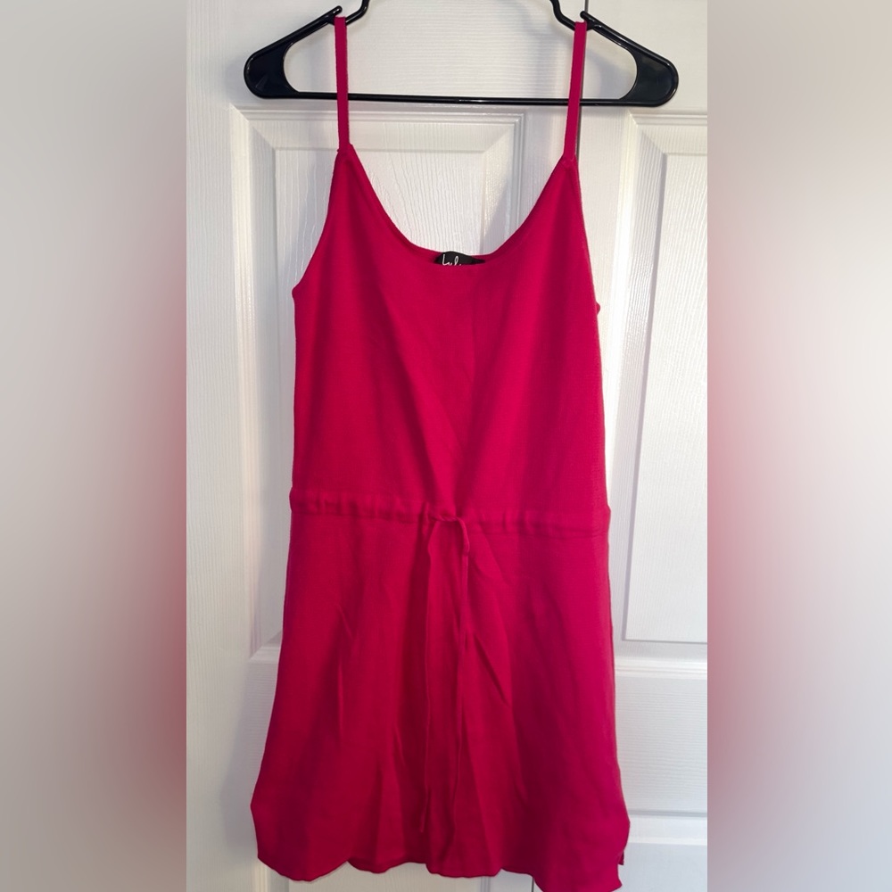 Casual Hot Pink Dress